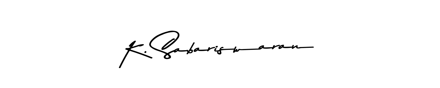 Make a beautiful signature design for name K. Sabariswaran. Use this online signature maker to create a handwritten signature for free. K. Sabariswaran signature style 9 images and pictures png