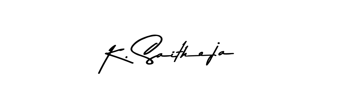 Make a beautiful signature design for name K. Saitheja. Use this online signature maker to create a handwritten signature for free. K. Saitheja signature style 9 images and pictures png