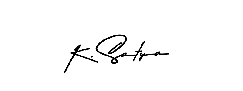 Also You can easily find your signature by using the search form. We will create K. Satya name handwritten signature images for you free of cost using Asem Kandis PERSONAL USE sign style. K. Satya signature style 9 images and pictures png