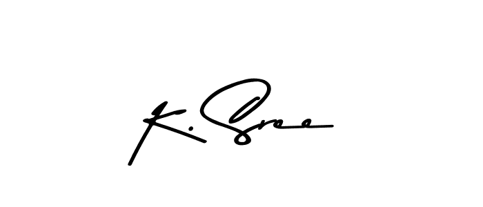 Also You can easily find your signature by using the search form. We will create K. Sree name handwritten signature images for you free of cost using Asem Kandis PERSONAL USE sign style. K. Sree signature style 9 images and pictures png