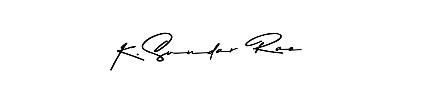 Once you've used our free online signature maker to create your best signature Asem Kandis PERSONAL USE style, it's time to enjoy all of the benefits that K. Sundar  Rao name signing documents. K. Sundar  Rao signature style 9 images and pictures png