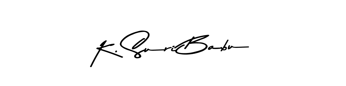 How to Draw K. Suri Babu signature style? Asem Kandis PERSONAL USE is a latest design signature styles for name K. Suri Babu. K. Suri Babu signature style 9 images and pictures png