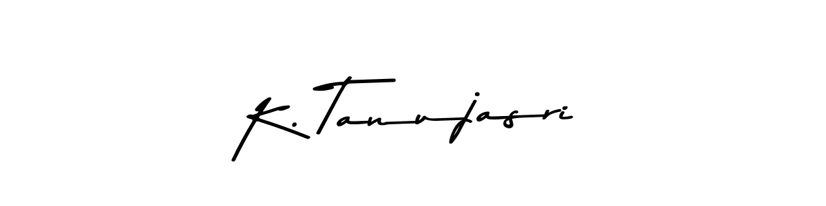 How to Draw K. Tanujasri signature style? Asem Kandis PERSONAL USE is a latest design signature styles for name K. Tanujasri. K. Tanujasri signature style 9 images and pictures png