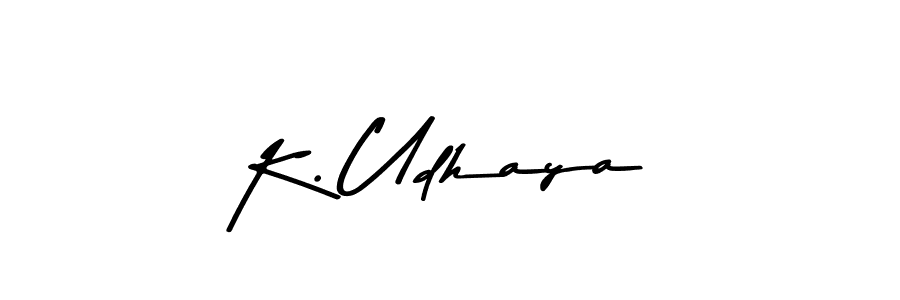 You should practise on your own different ways (Asem Kandis PERSONAL USE) to write your name (K. Udhaya) in signature. don't let someone else do it for you. K. Udhaya signature style 9 images and pictures png