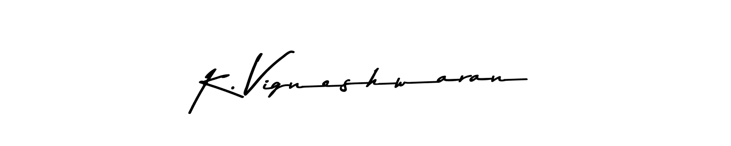 Also You can easily find your signature by using the search form. We will create K. Vigneshwaran name handwritten signature images for you free of cost using Asem Kandis PERSONAL USE sign style. K. Vigneshwaran signature style 9 images and pictures png