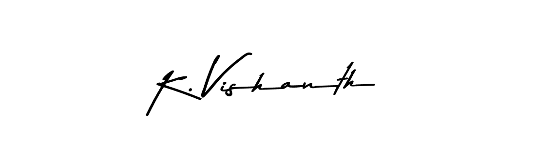 if you are searching for the best signature style for your name K. Vishanth. so please give up your signature search. here we have designed multiple signature styles  using Asem Kandis PERSONAL USE. K. Vishanth signature style 9 images and pictures png