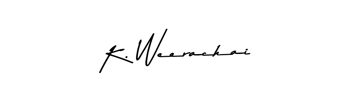 Make a beautiful signature design for name K. Weerachai. Use this online signature maker to create a handwritten signature for free. K. Weerachai signature style 9 images and pictures png