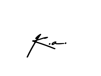You can use this online signature creator to create a handwritten signature for the name K.a.. This is the best online autograph maker. K.a. signature style 9 images and pictures png