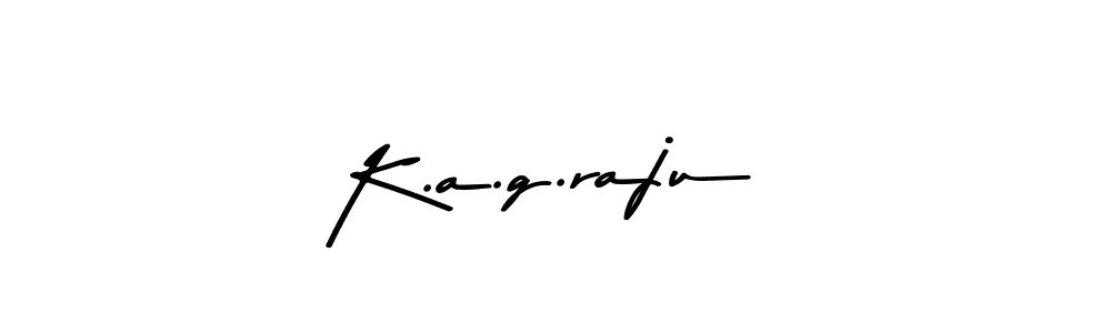 Use a signature maker to create a handwritten signature online. With this signature software, you can design (Asem Kandis PERSONAL USE) your own signature for name K.a.g.raju. K.a.g.raju signature style 9 images and pictures png