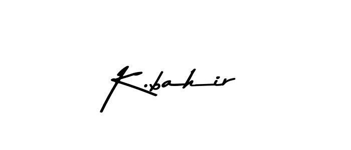 Also we have K.bahir name is the best signature style. Create professional handwritten signature collection using Asem Kandis PERSONAL USE autograph style. K.bahir signature style 9 images and pictures png