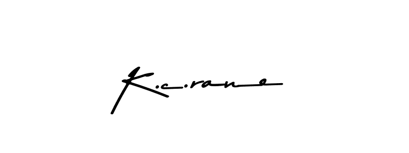 Design your own signature with our free online signature maker. With this signature software, you can create a handwritten (Asem Kandis PERSONAL USE) signature for name K.c.rane. K.c.rane signature style 9 images and pictures png