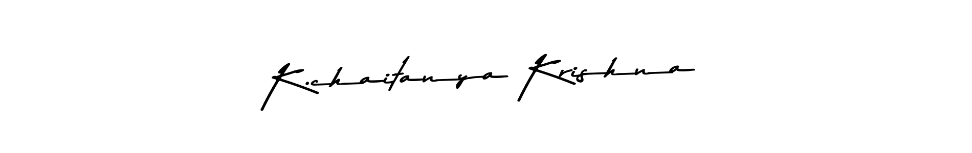 Use a signature maker to create a handwritten signature online. With this signature software, you can design (Asem Kandis PERSONAL USE) your own signature for name K.chaitanya Krishna. K.chaitanya Krishna signature style 9 images and pictures png