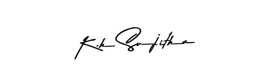 Similarly Asem Kandis PERSONAL USE is the best handwritten signature design. Signature creator online .You can use it as an online autograph creator for name K.h Sujitha. K.h Sujitha signature style 9 images and pictures png