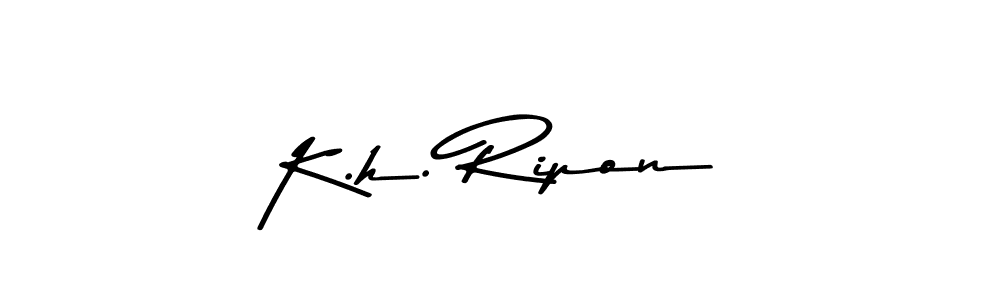 Best and Professional Signature Style for K.h. Ripon. Asem Kandis PERSONAL USE Best Signature Style Collection. K.h. Ripon signature style 9 images and pictures png