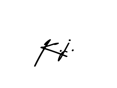 Asem Kandis PERSONAL USE is a professional signature style that is perfect for those who want to add a touch of class to their signature. It is also a great choice for those who want to make their signature more unique. Get K.j. name to fancy signature for free. K.j. signature style 9 images and pictures png