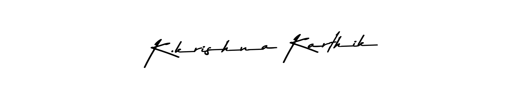 You can use this online signature creator to create a handwritten signature for the name K.krishna Karthik. This is the best online autograph maker. K.krishna Karthik signature style 9 images and pictures png