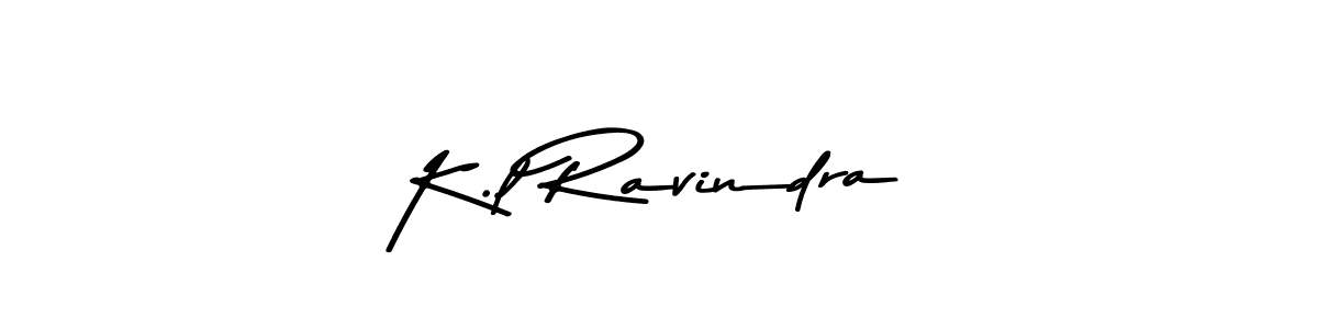 Make a beautiful signature design for name K.l Ravindra. With this signature (Asem Kandis PERSONAL USE) style, you can create a handwritten signature for free. K.l Ravindra signature style 9 images and pictures png