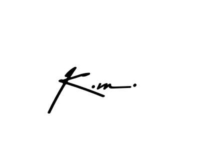 Here are the top 10 professional signature styles for the name K.m.. These are the best autograph styles you can use for your name. K.m. signature style 9 images and pictures png