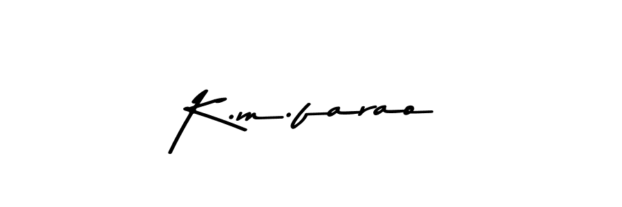 You should practise on your own different ways (Asem Kandis PERSONAL USE) to write your name (K.m.farao) in signature. don't let someone else do it for you. K.m.farao signature style 9 images and pictures png