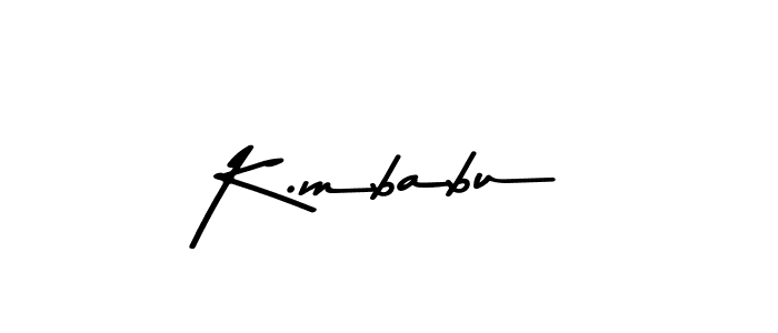 K.mbabu stylish signature style. Best Handwritten Sign (Asem Kandis PERSONAL USE) for my name. Handwritten Signature Collection Ideas for my name K.mbabu. K.mbabu signature style 9 images and pictures png