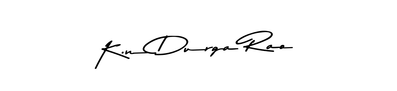 How to make K.n Durga Rao signature? Asem Kandis PERSONAL USE is a professional autograph style. Create handwritten signature for K.n Durga Rao name. K.n Durga Rao signature style 9 images and pictures png