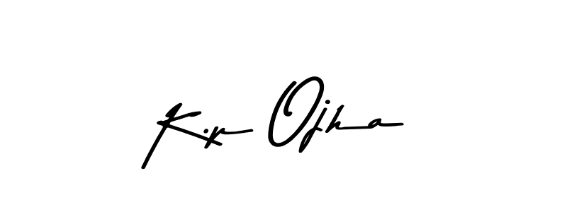 Asem Kandis PERSONAL USE is a professional signature style that is perfect for those who want to add a touch of class to their signature. It is also a great choice for those who want to make their signature more unique. Get K.p Ojha name to fancy signature for free. K.p Ojha signature style 9 images and pictures png