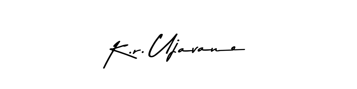 Make a beautiful signature design for name K.r. Ujavane. Use this online signature maker to create a handwritten signature for free. K.r. Ujavane signature style 9 images and pictures png
