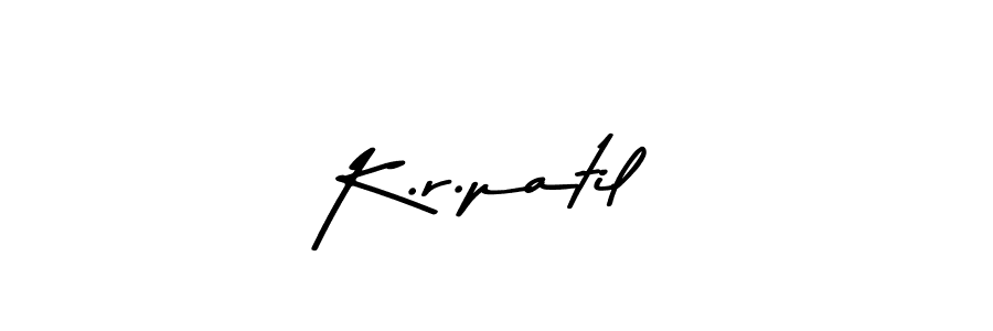 Best and Professional Signature Style for K.r.patil. Asem Kandis PERSONAL USE Best Signature Style Collection. K.r.patil signature style 9 images and pictures png