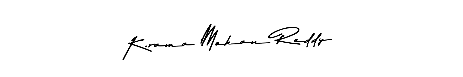 How to make K.rama Mohan Reddy signature? Asem Kandis PERSONAL USE is a professional autograph style. Create handwritten signature for K.rama Mohan Reddy name. K.rama Mohan Reddy signature style 9 images and pictures png