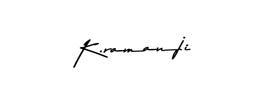 Use a signature maker to create a handwritten signature online. With this signature software, you can design (Asem Kandis PERSONAL USE) your own signature for name K.ramanji. K.ramanji signature style 9 images and pictures png