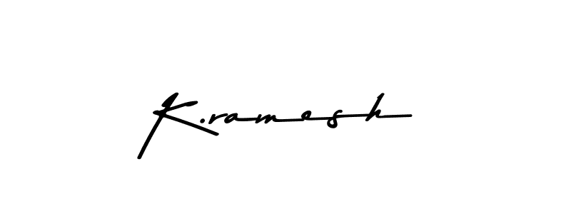 How to make K.ramesh signature? Asem Kandis PERSONAL USE is a professional autograph style. Create handwritten signature for K.ramesh name. K.ramesh signature style 9 images and pictures png