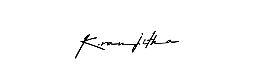 How to Draw K.ranjitha signature style? Asem Kandis PERSONAL USE is a latest design signature styles for name K.ranjitha. K.ranjitha signature style 9 images and pictures png