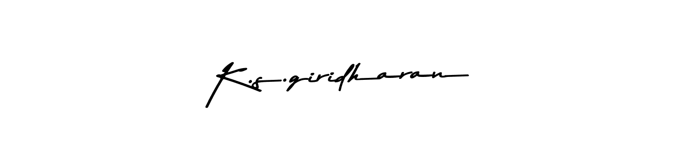 Make a beautiful signature design for name K.s.giridharan. Use this online signature maker to create a handwritten signature for free. K.s.giridharan signature style 9 images and pictures png