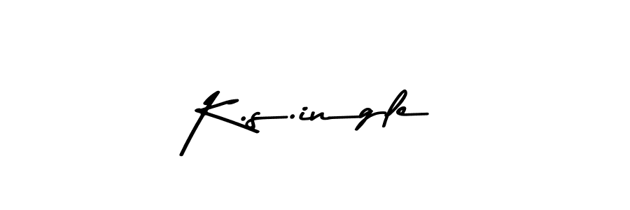 Use a signature maker to create a handwritten signature online. With this signature software, you can design (Asem Kandis PERSONAL USE) your own signature for name K.s.ingle. K.s.ingle signature style 9 images and pictures png