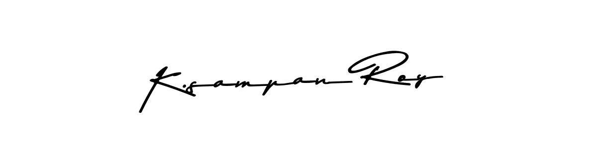 Use a signature maker to create a handwritten signature online. With this signature software, you can design (Asem Kandis PERSONAL USE) your own signature for name K.sampan Roy. K.sampan Roy signature style 9 images and pictures png