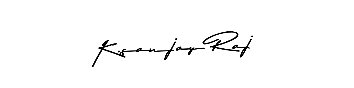 The best way (Asem Kandis PERSONAL USE) to make a short signature is to pick only two or three words in your name. The name K.sanjay Raj include a total of six letters. For converting this name. K.sanjay Raj signature style 9 images and pictures png
