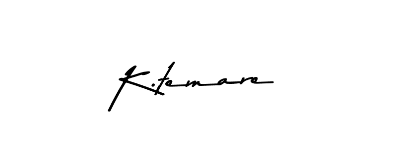 Design your own signature with our free online signature maker. With this signature software, you can create a handwritten (Asem Kandis PERSONAL USE) signature for name K.temare. K.temare signature style 9 images and pictures png