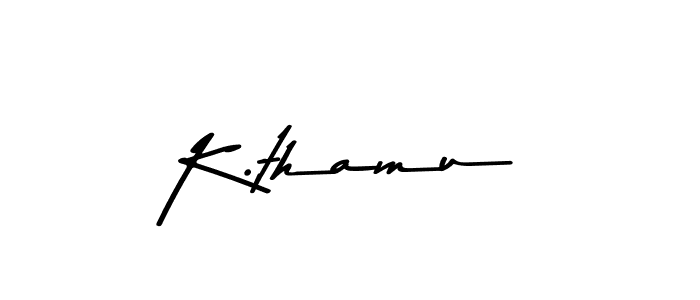 You should practise on your own different ways (Asem Kandis PERSONAL USE) to write your name (K.thamu) in signature. don't let someone else do it for you. K.thamu signature style 9 images and pictures png