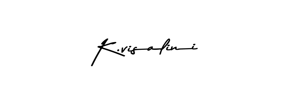 K.visalini stylish signature style. Best Handwritten Sign (Asem Kandis PERSONAL USE) for my name. Handwritten Signature Collection Ideas for my name K.visalini. K.visalini signature style 9 images and pictures png