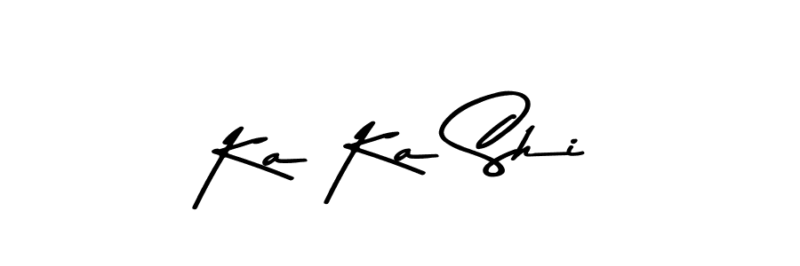 This is the best signature style for the Ka Ka Shi name. Also you like these signature font (Asem Kandis PERSONAL USE). Mix name signature. Ka Ka Shi signature style 9 images and pictures png