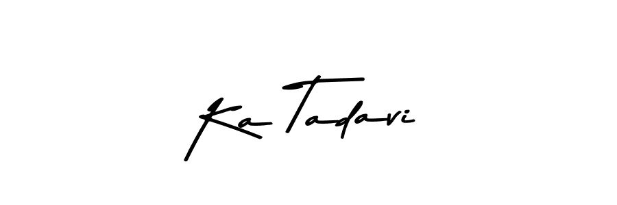 The best way (Asem Kandis PERSONAL USE) to make a short signature is to pick only two or three words in your name. The name Ka Tadavi include a total of six letters. For converting this name. Ka Tadavi signature style 9 images and pictures png