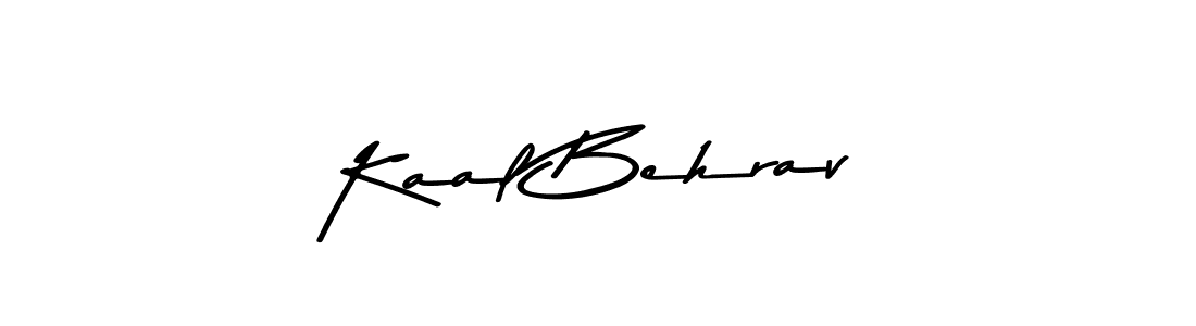 How to make Kaal Behrav name signature. Use Asem Kandis PERSONAL USE style for creating short signs online. This is the latest handwritten sign. Kaal Behrav signature style 9 images and pictures png
