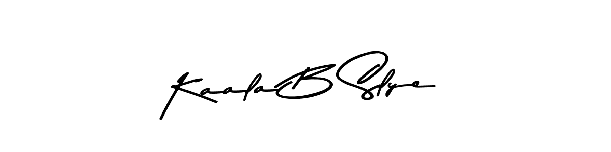 Here are the top 10 professional signature styles for the name Kaala B Slye. These are the best autograph styles you can use for your name. Kaala B Slye signature style 9 images and pictures png