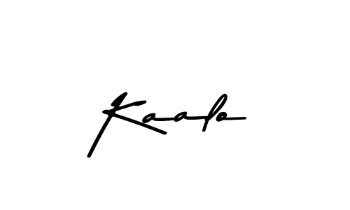 Create a beautiful signature design for name Kaalo. With this signature (Asem Kandis PERSONAL USE) fonts, you can make a handwritten signature for free. Kaalo signature style 9 images and pictures png
