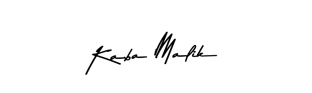 How to make Kaba Malik name signature. Use Asem Kandis PERSONAL USE style for creating short signs online. This is the latest handwritten sign. Kaba Malik signature style 9 images and pictures png