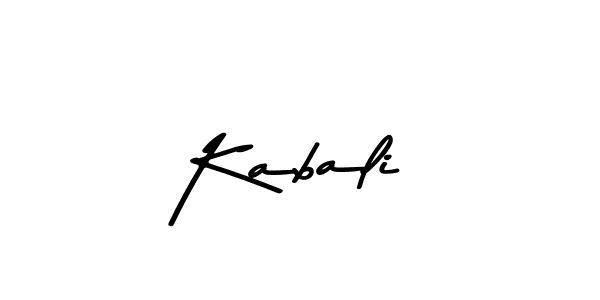 Use a signature maker to create a handwritten signature online. With this signature software, you can design (Asem Kandis PERSONAL USE) your own signature for name Kabali. Kabali signature style 9 images and pictures png