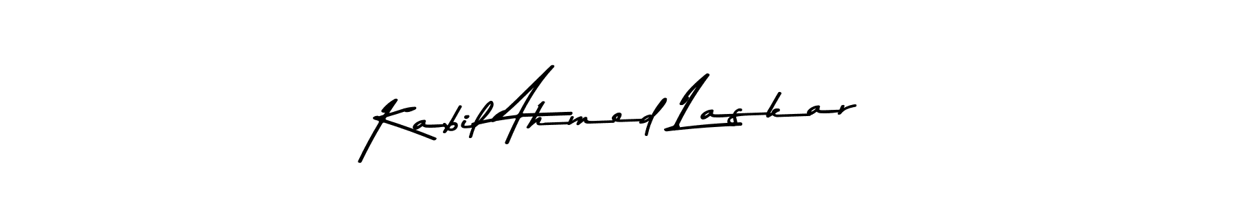 Asem Kandis PERSONAL USE is a professional signature style that is perfect for those who want to add a touch of class to their signature. It is also a great choice for those who want to make their signature more unique. Get Kabil Ahmed Laskar name to fancy signature for free. Kabil Ahmed Laskar signature style 9 images and pictures png