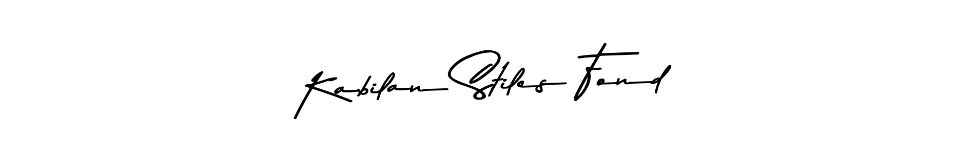 if you are searching for the best signature style for your name Kabilan Stiles Fond. so please give up your signature search. here we have designed multiple signature styles  using Asem Kandis PERSONAL USE. Kabilan Stiles Fond signature style 9 images and pictures png