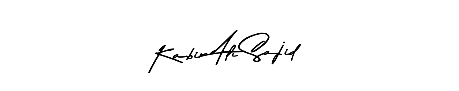 Here are the top 10 professional signature styles for the name Kabir Ali Sajid. These are the best autograph styles you can use for your name. Kabir Ali Sajid signature style 9 images and pictures png