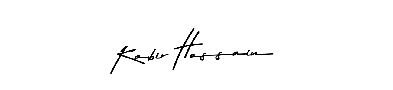 How to make Kabir Hossain name signature. Use Asem Kandis PERSONAL USE style for creating short signs online. This is the latest handwritten sign. Kabir Hossain signature style 9 images and pictures png